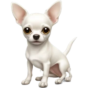 White Chihuahua sticker