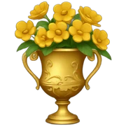 golden vase sticker