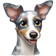 prague ratter blue merle sticker