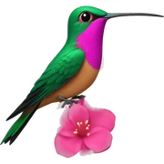 Colibrí rosa sticker