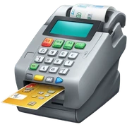 card machine sticker