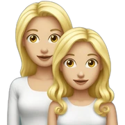 Blond et blonde sticker