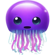 Disco jellyfish sticker