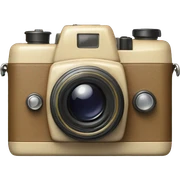 Photocamera retro beige  sticker
