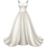Wedding dress sticker