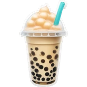 Bubble tea sticker