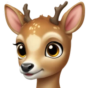 baby deer sticker