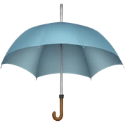 Lined umbrella sticker