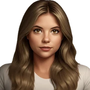 realistic portrait of girl sticker