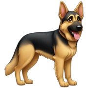 German shepherd sticker