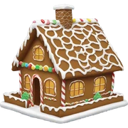 gingerbread house sticker