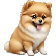 Pomeranian puppies  sticker