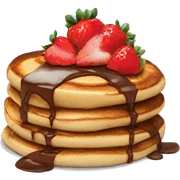 Nutella strawberry pancake sticker