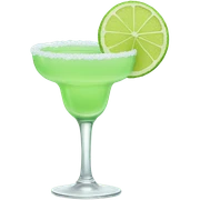Pastel green margarita  sticker