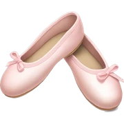 Pale pink ballet shoes sticker