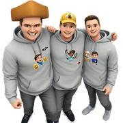 smiling boys in casual outfits sticker