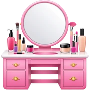 Makeup vanity sticker