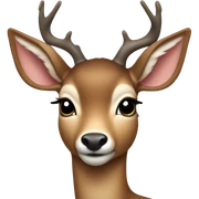coquette deer sticker