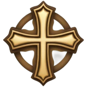 catholic cross sticker