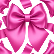 Pink bow  sticker