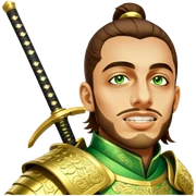 Golden Samurai sticker