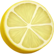 Lemon slice sticker