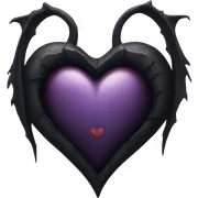 Make a gothic heart sticker
