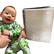 boy in dinosaur pajamas sticker