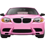 pink BMW sticker