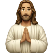 jesus christ pray sticker