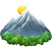 mountains sticker