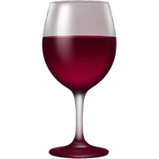 Wine red sticker