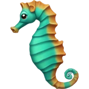 sea horse  sticker