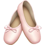 Pale pink ballet shoes sticker