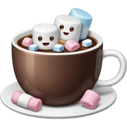 un cafe con malbabiscos sticker