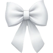 white bow sticker