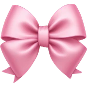 Light pink bow sticker