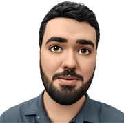 black-haired man with beard sticker