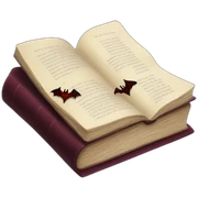 Book the vampire sticker