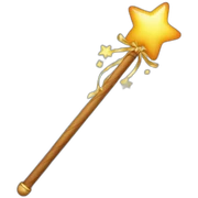 magic wand sticker