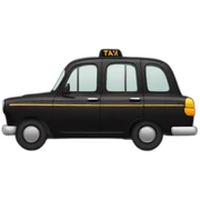 black taxi sticker