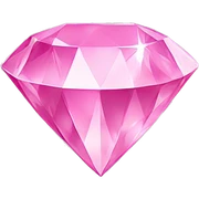 Pink diamond sticker