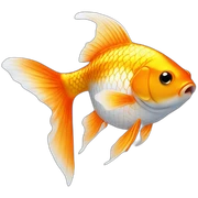 Gold fish sticker