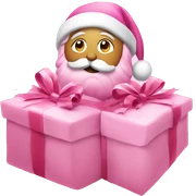 merry christmas in pink sticker