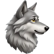 Wolf sticker