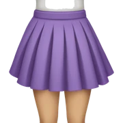 violet skirt sticker