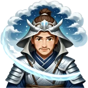Moonlit Samurai sticker