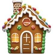 Gingerbread house sticker