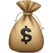 money bag sticker
