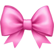 Pink bow sticker
